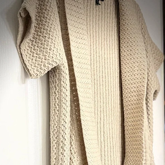 Brave Soul Women's Cream Open-Front Cardigan - Picture 2 of 6